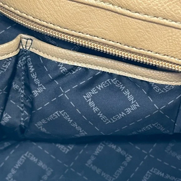 Nine West Red Tote with Tan Straps - Picture 14 of 16